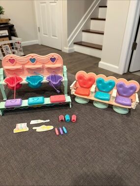 Vintage 1992 Tyco Quints Cousins Care N Curl Hair Salon      toy toys kids girls